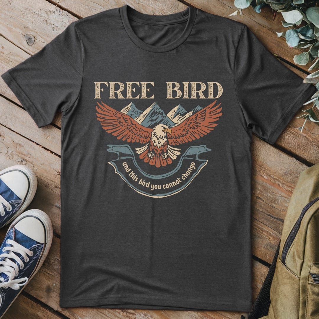 T-Shirt Dark Heather / S Free Bird T-Shirt