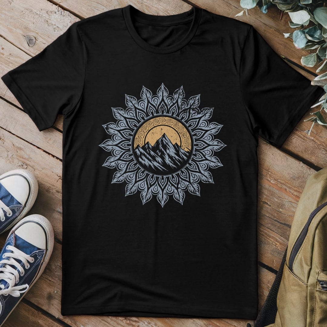 T-Shirt Black / S Mountain Mandala T-Shirt