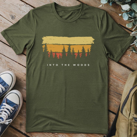 T-Shirt Military Green / S Into the Woods Sunset T-Shirt