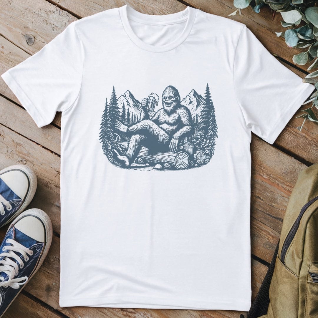 T-Shirt White / S Bigfoot Relaxing T-Shirt