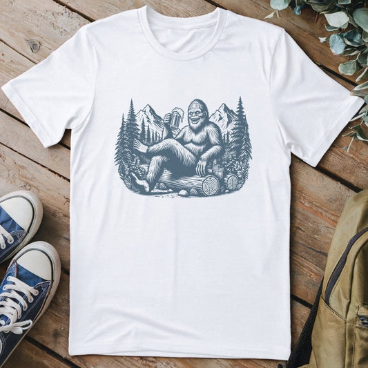 T-Shirt White / S Bigfoot Relaxing T-Shirt
