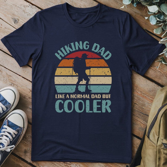 T-Shirt Navy / S Hiking Dad Funny T-Shirt