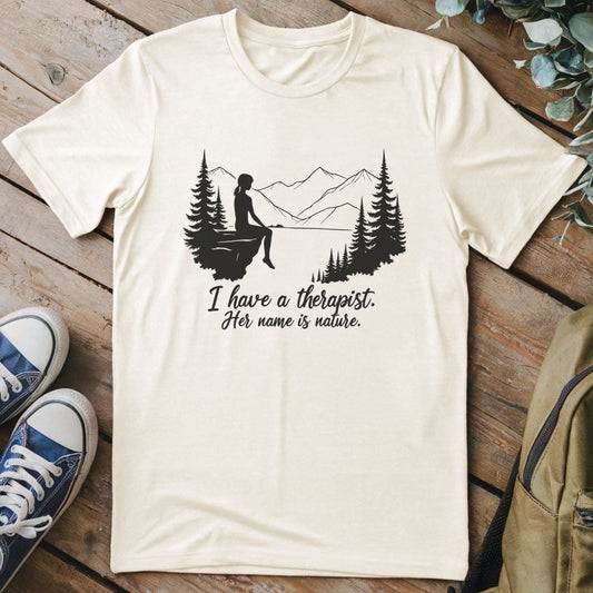 T-Shirt Natural / S I have a Therapist Art T-Shirt